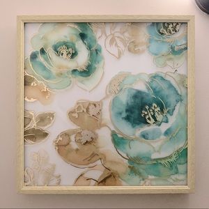 Watercolor Glass Flower Print